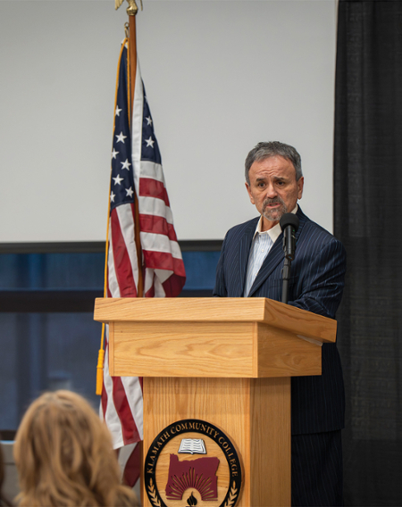 Klamath Community College President Dr. Roberto Gutierrez